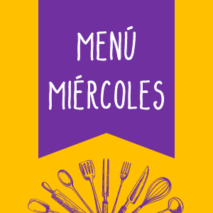 Menú Miércoles 08/11/2023